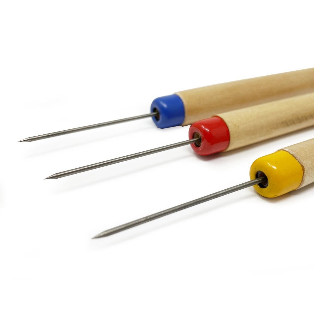Titanium Solder Picks Set of 3 with Wooden Handles