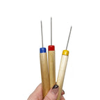 Titanium Solder Picks Set of 3 with Wooden Handles
