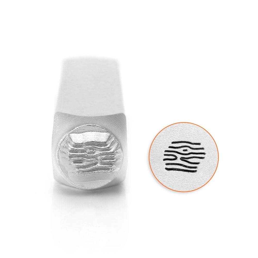 ImpressArt Wood Texture Design Stamp, 6mm