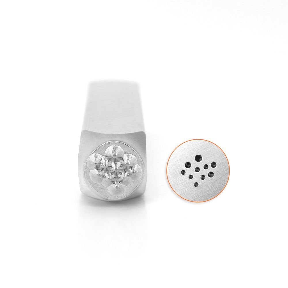ImpressArt Solid Dot Texture Design Stamp, 6mm