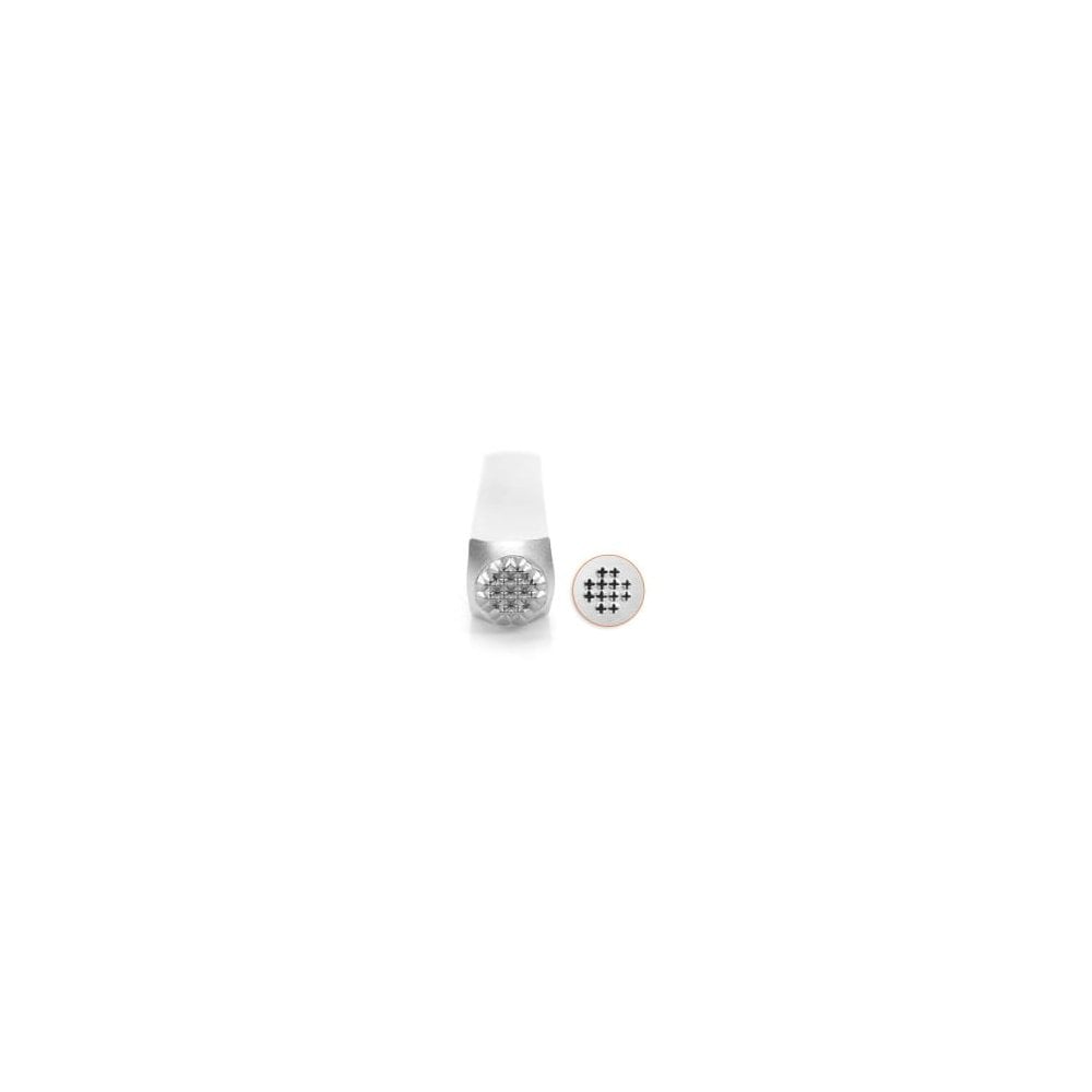 ImpressArt Small Cross Texture Design Stamp, 6mm