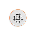 ImpressArt Small Cross Texture Design Stamp, 6mm