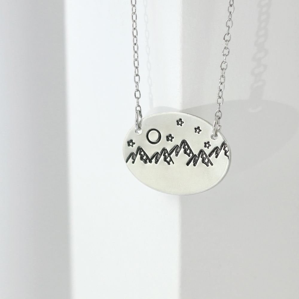 ImpressArt Mountains Design Stamp, 6mm