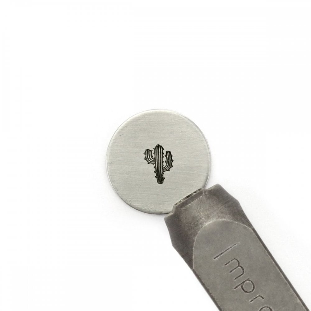 ImpressArt Cactus 2 Design Stamp, 9.5mm