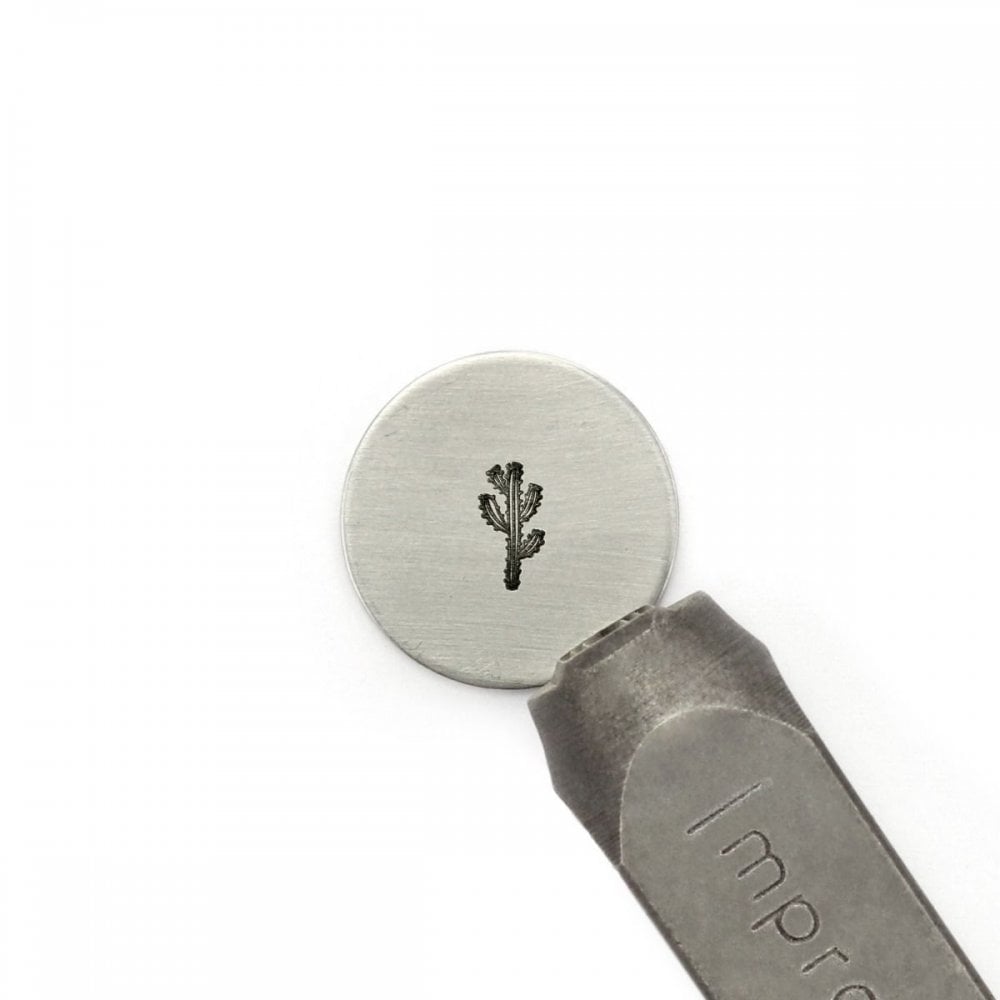 ImpressArt Cactus 1 Design Stamp, 9.5mm