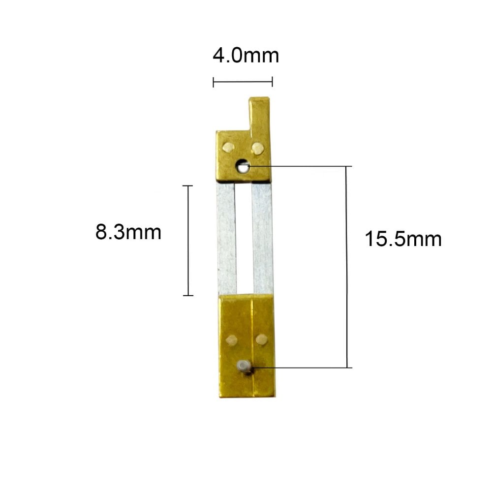 French Clock Suspension 15.5mm x 4.0mm x 8.3mm