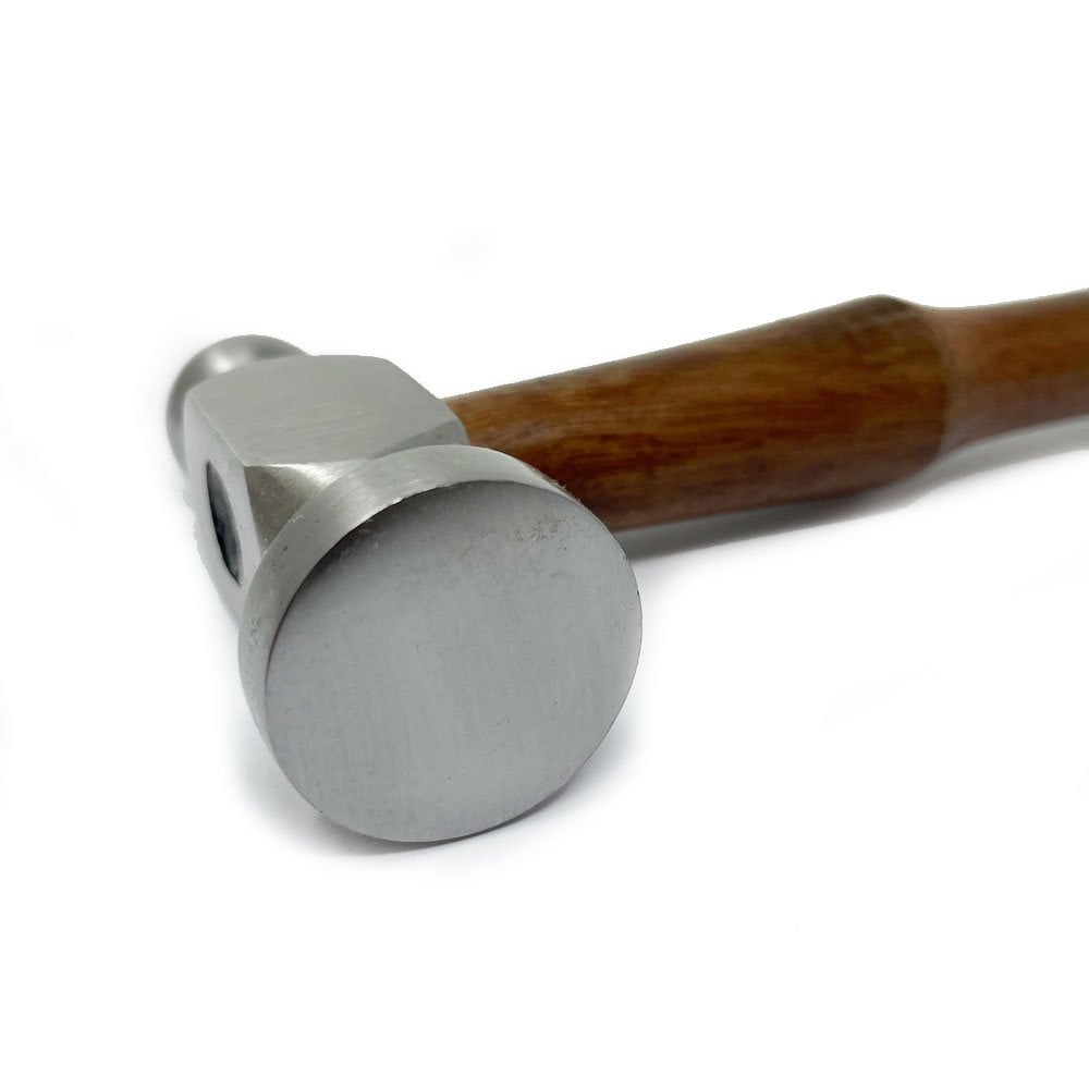 Chasing & Repousse Hammer with 28mm Flat Head, 8oz