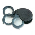 Carson TriView Portable Folding Loupe Magnifier Larger Magnifications
