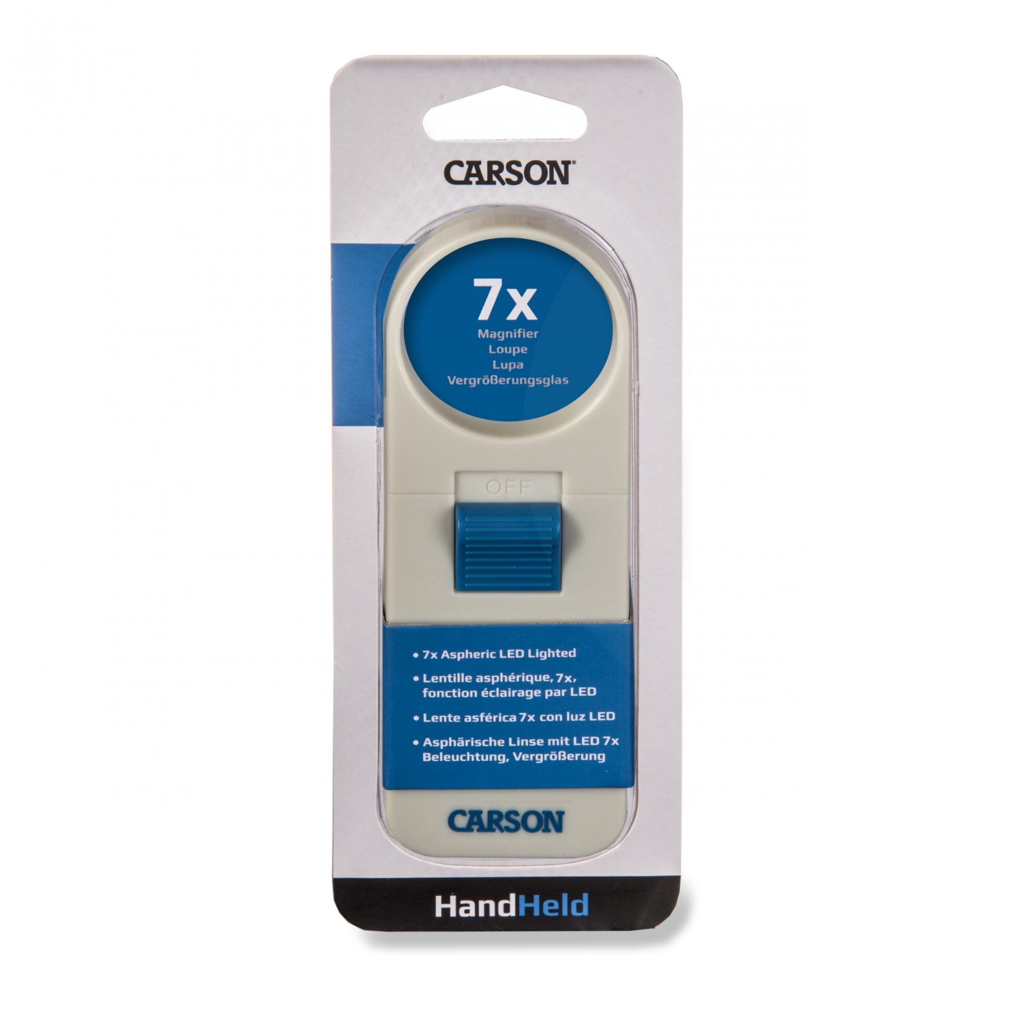 Carson Illuminated Handheld LED 7x Magnifier