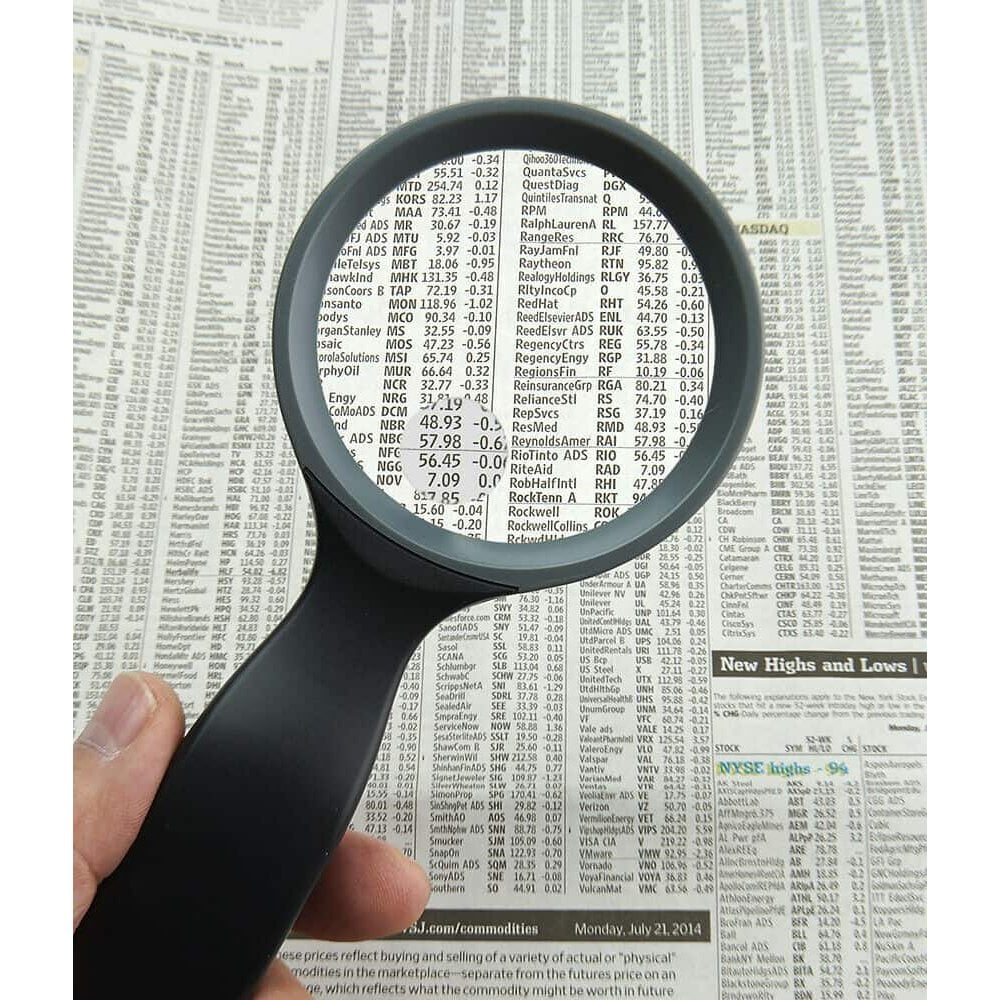 Carson Handheld 2.5x Magnifier with 5x Spot