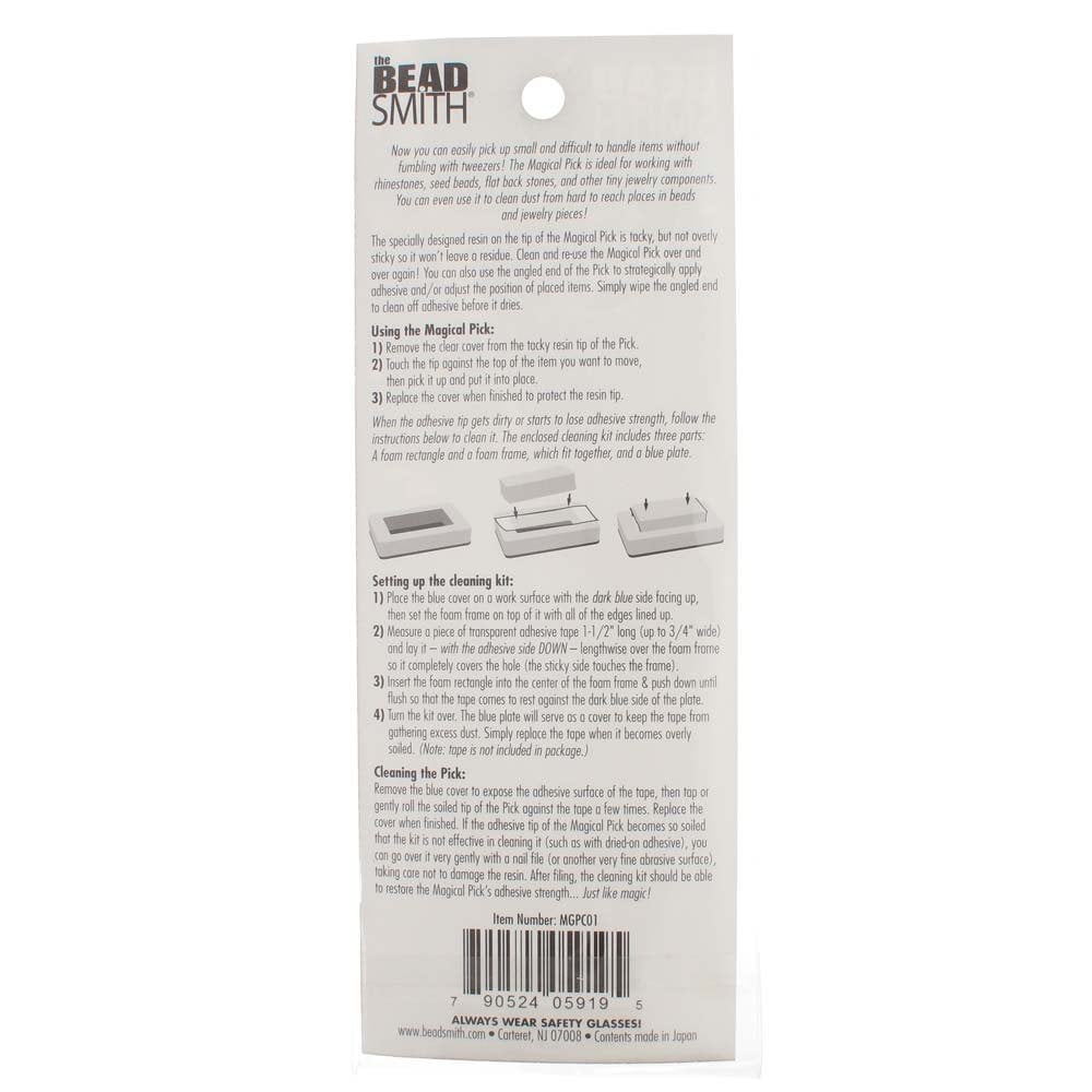 Beadsmith Magical Pick with Adhesive Resin Tip