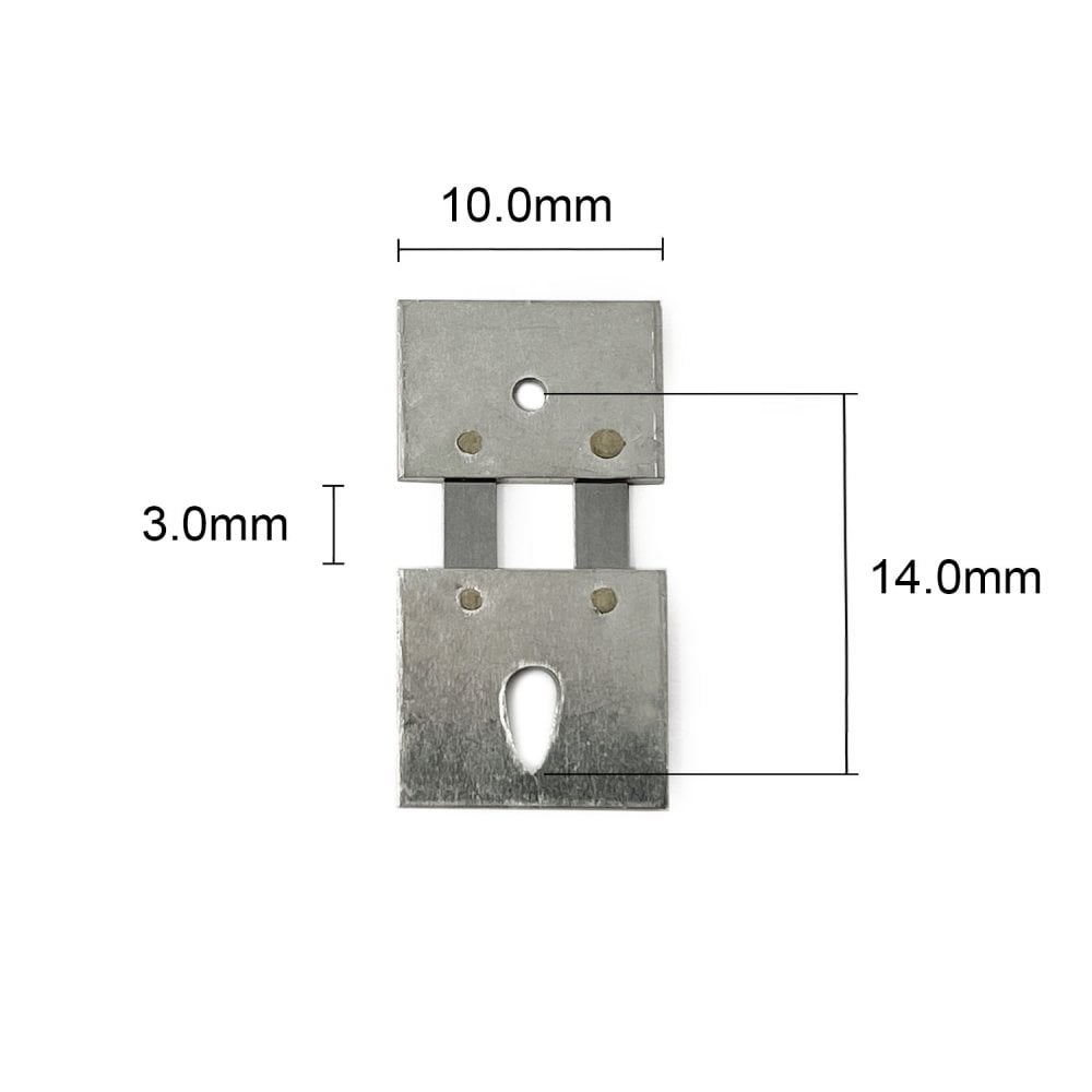 German & English Clock Suspension 14.0mm x 10.0mm x 3.0mm