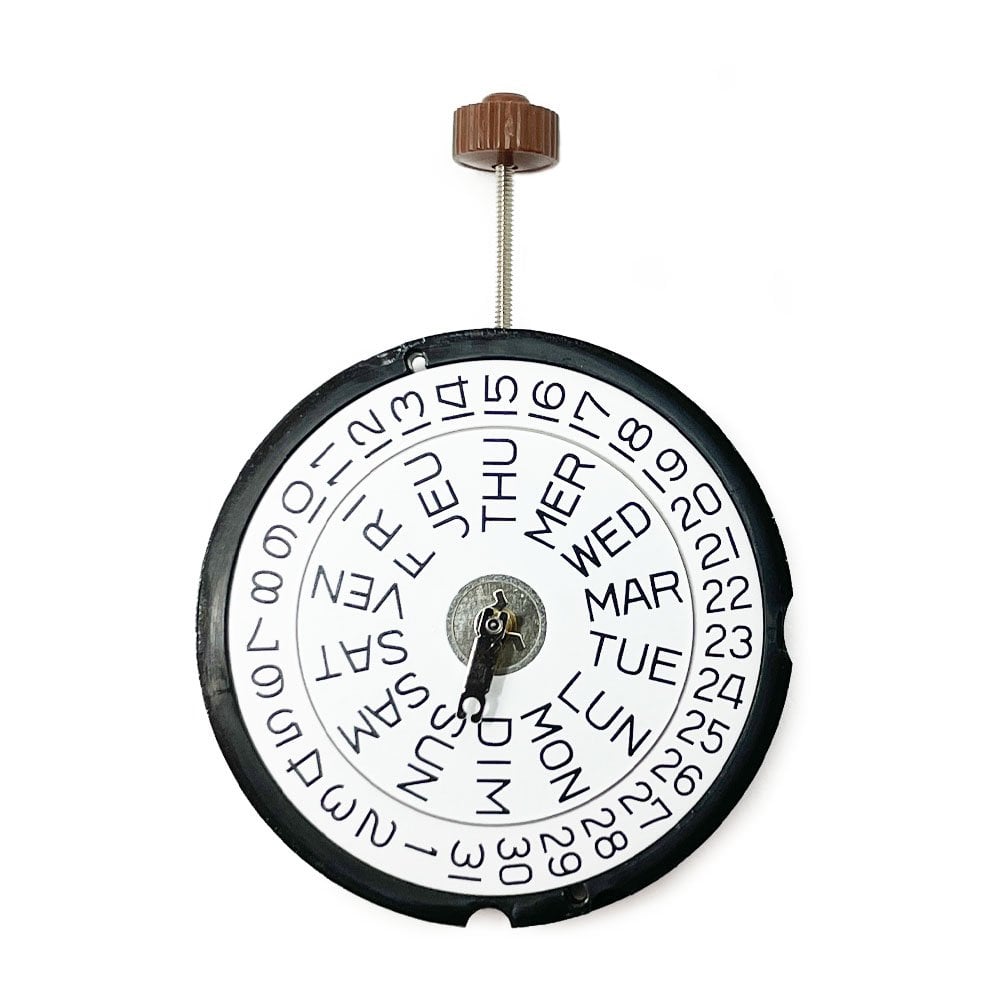 Harley / Ronda 517 Quartz Watch Movement (Day & Date at 3h)