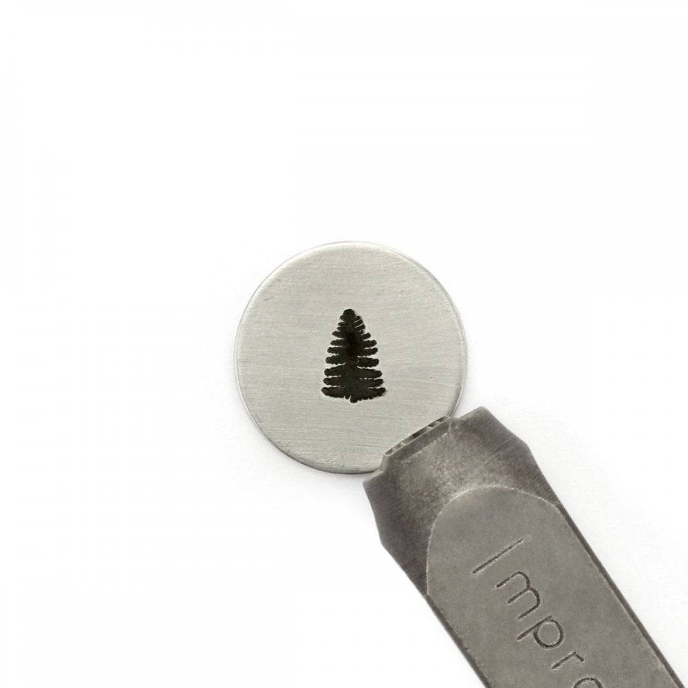 ImpressArt Spruce Tree Design Stamp, 9.5mm