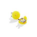 LOX Yellow Hypo-Allergenic Secure Earring Backs