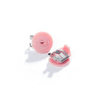 LOX Pink Hypo-Allergenic Secure Earring Backs