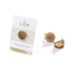 LOX Gold Tone Hypo-Allergenic Secure Earring Backs