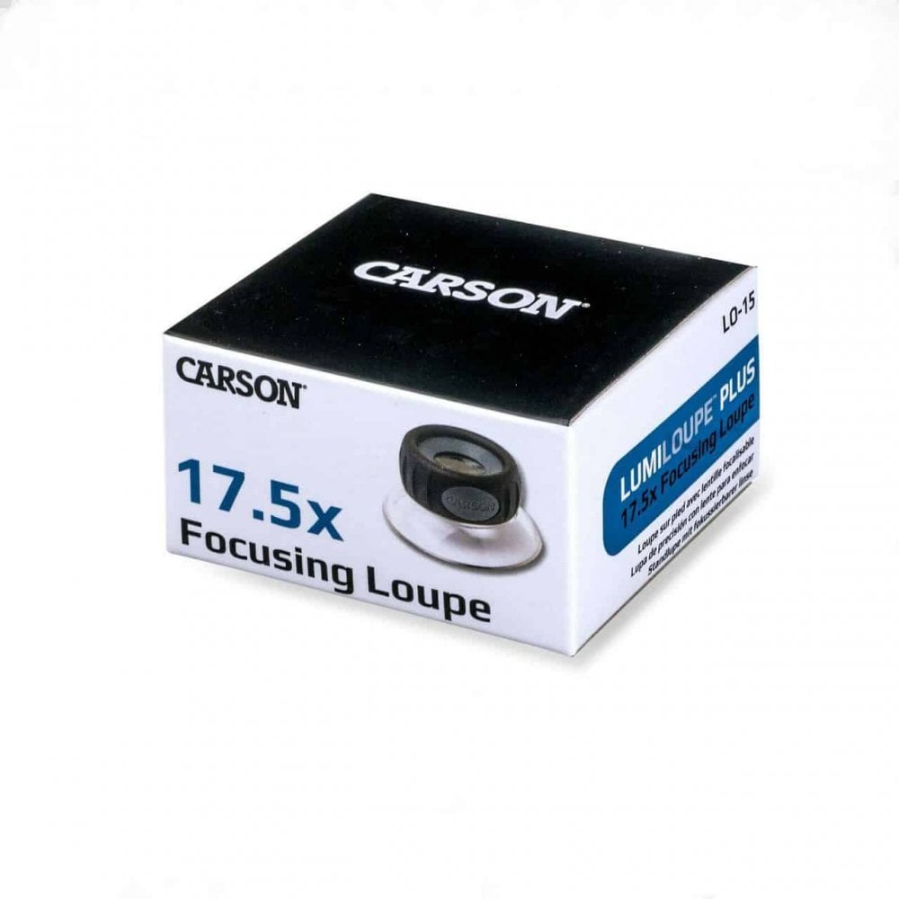 Carson LumiLoupe 17.5x Loupe Magnifier