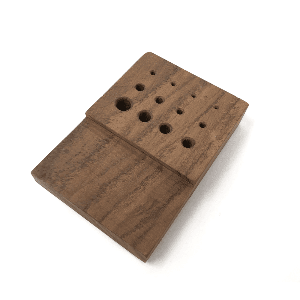 Rosewood Draw Plate 12 Holes 1.2-6.5mm