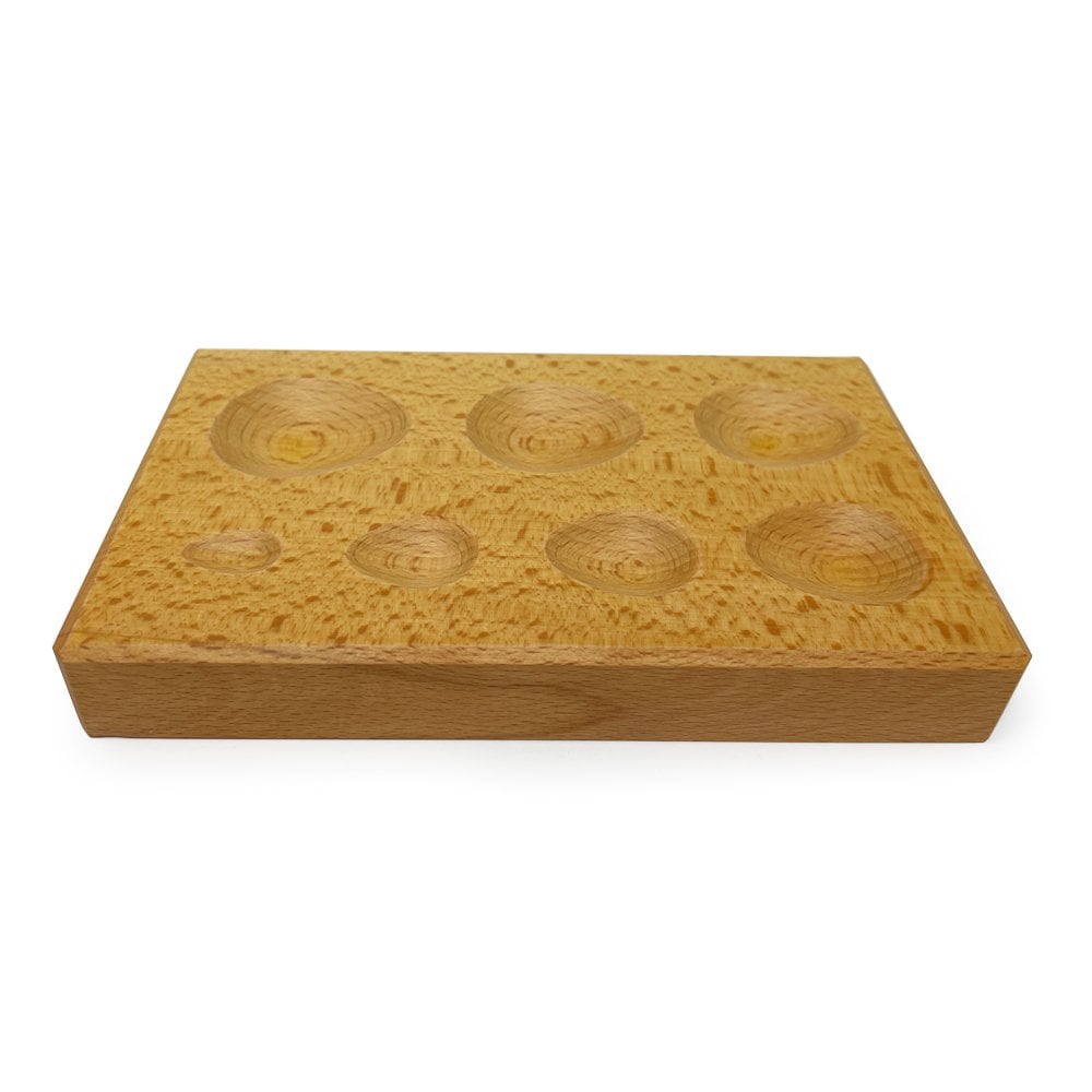 Wooden Teardrop Dapping Block
