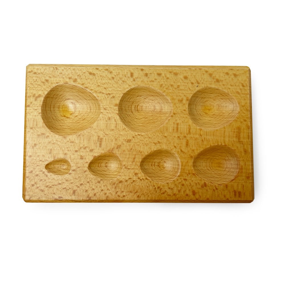 Wooden Teardrop Dapping Block