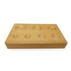 Wooden Round Dapping Block