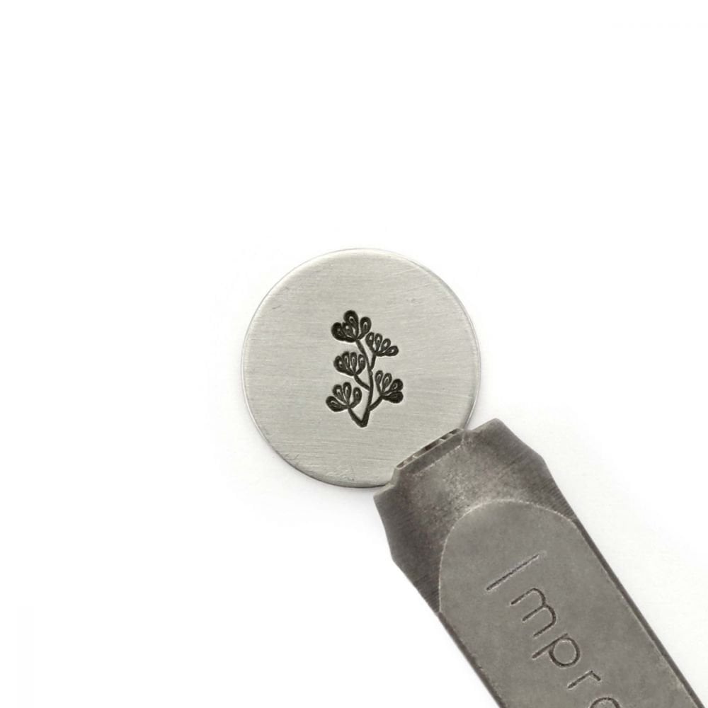 ImpressArt Sprig 2 Signature Design Stamp, 9.5mm