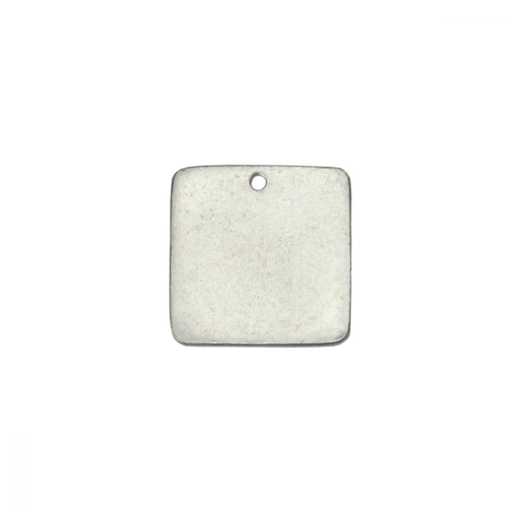 ImpressArt Pewter Square Stamping Blanks, 4 Pack
