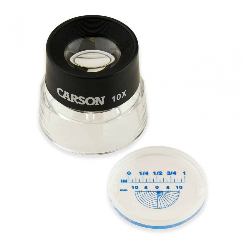 Carson LumiLoupe 10x Stand Magnifier