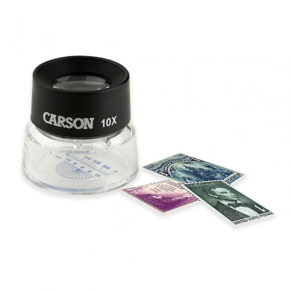Carson LumiLoupe 10x Stand Magnifier