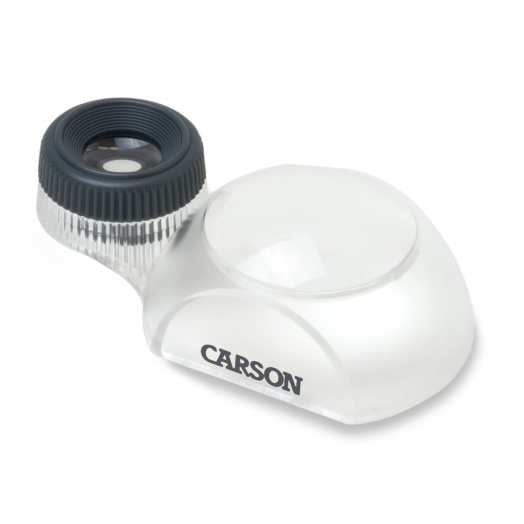 Carson 3x Stand Loupe Magnifier with 12x Focusing Loupe
