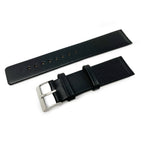 Black Leather Skagen Style Watch Strap, 22mm Fitting