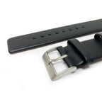 Black Leather Skagen Style Watch Strap, 22mm Fitting