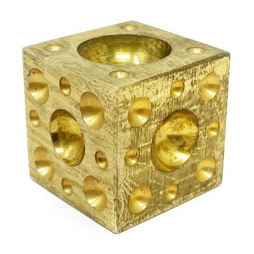 25mm Brass Dapping Cube with 37 Domes – Maddisons of Durham