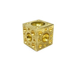 25mm Brass Dapping Cube with 37 Domes