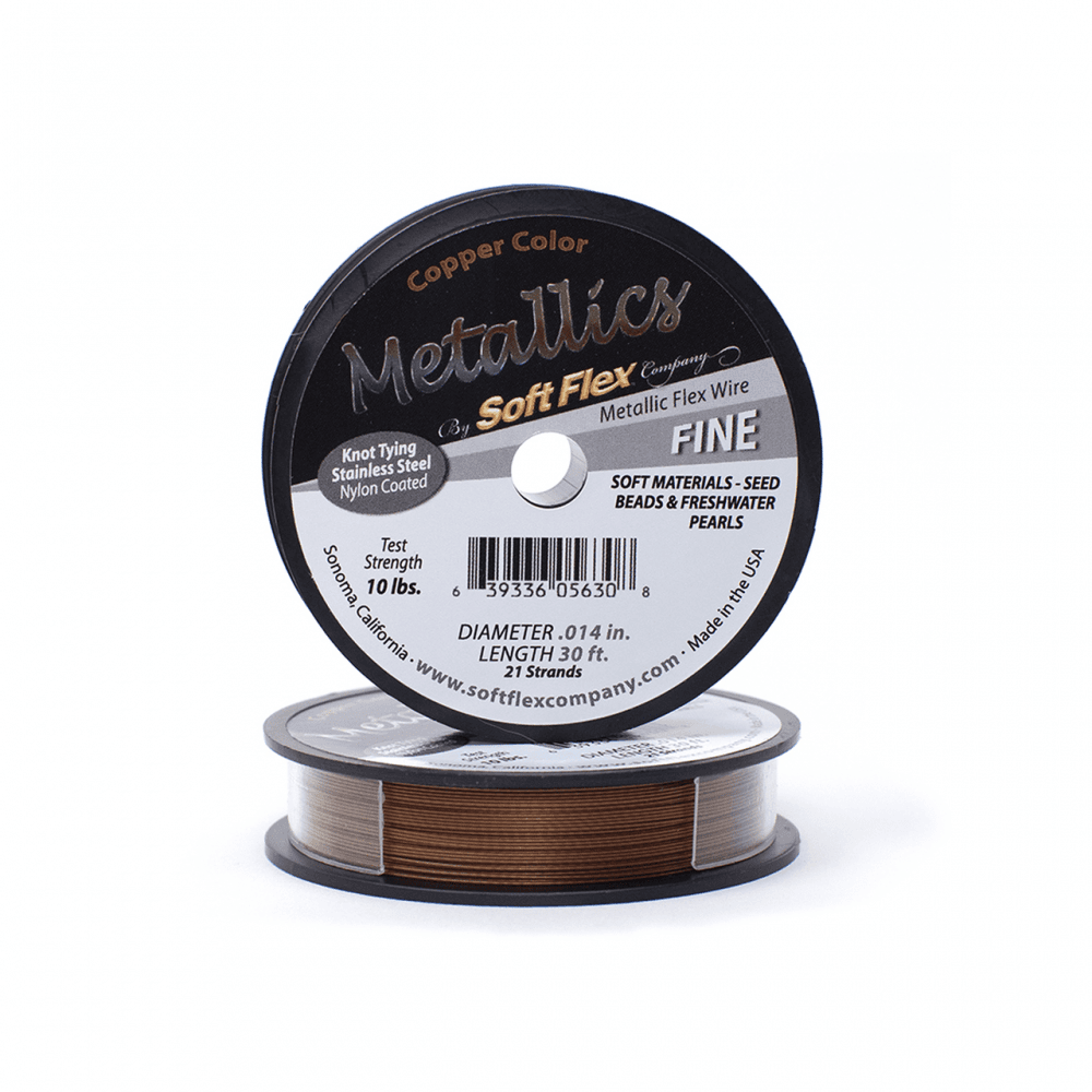 Soft Flex Beading Wire – Fine 21 Strand Copper