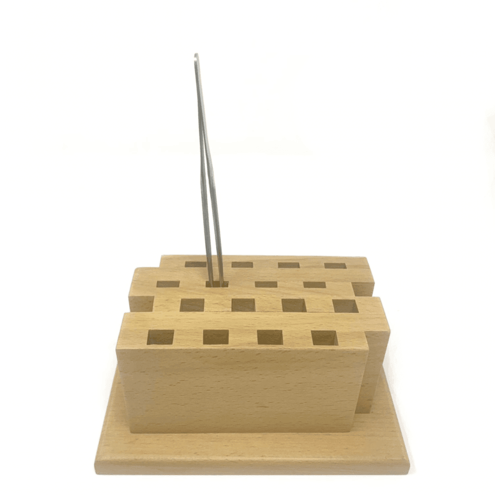 Wooden Tweezer Tool Rack