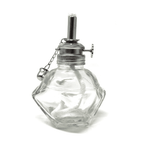 Glass Spirit Alcohol Lamp & Thin Wick