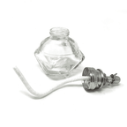 Glass Spirit Alcohol Lamp & Thin Wick