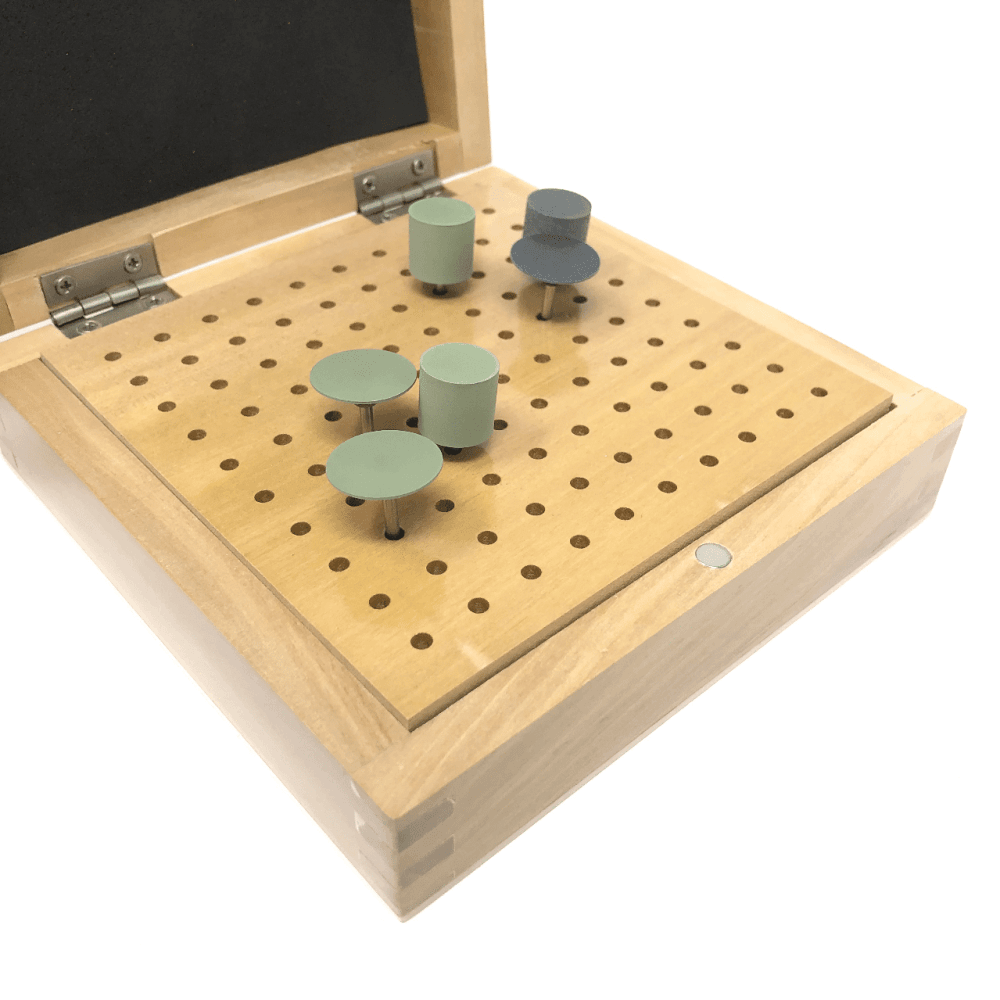 Wooden Burr Box with 100 Holes