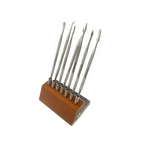 Wax Carver Set 7 with Wood Stand