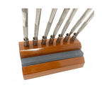 Wax Carver Set 7 with Wood Stand