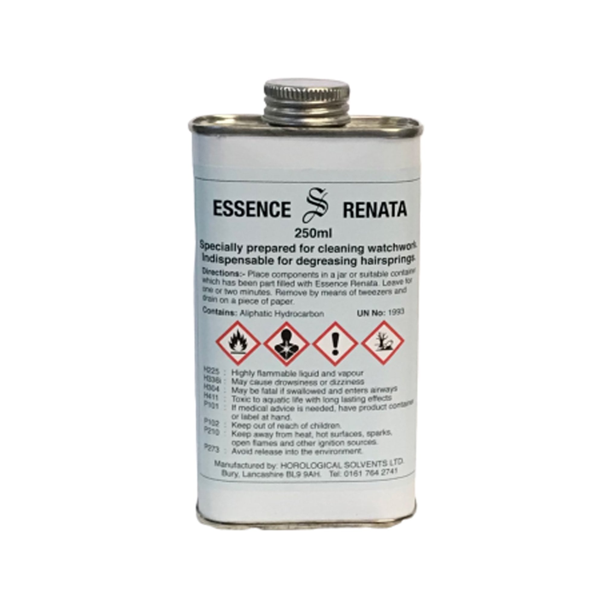 Horological Essence of Renata for Degreasing Hairsprings 250ml