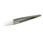 Ceramic Tipped Soldering Tweezers, Straight