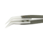 Ceramic Tipped Soldering Tweezers, Curved