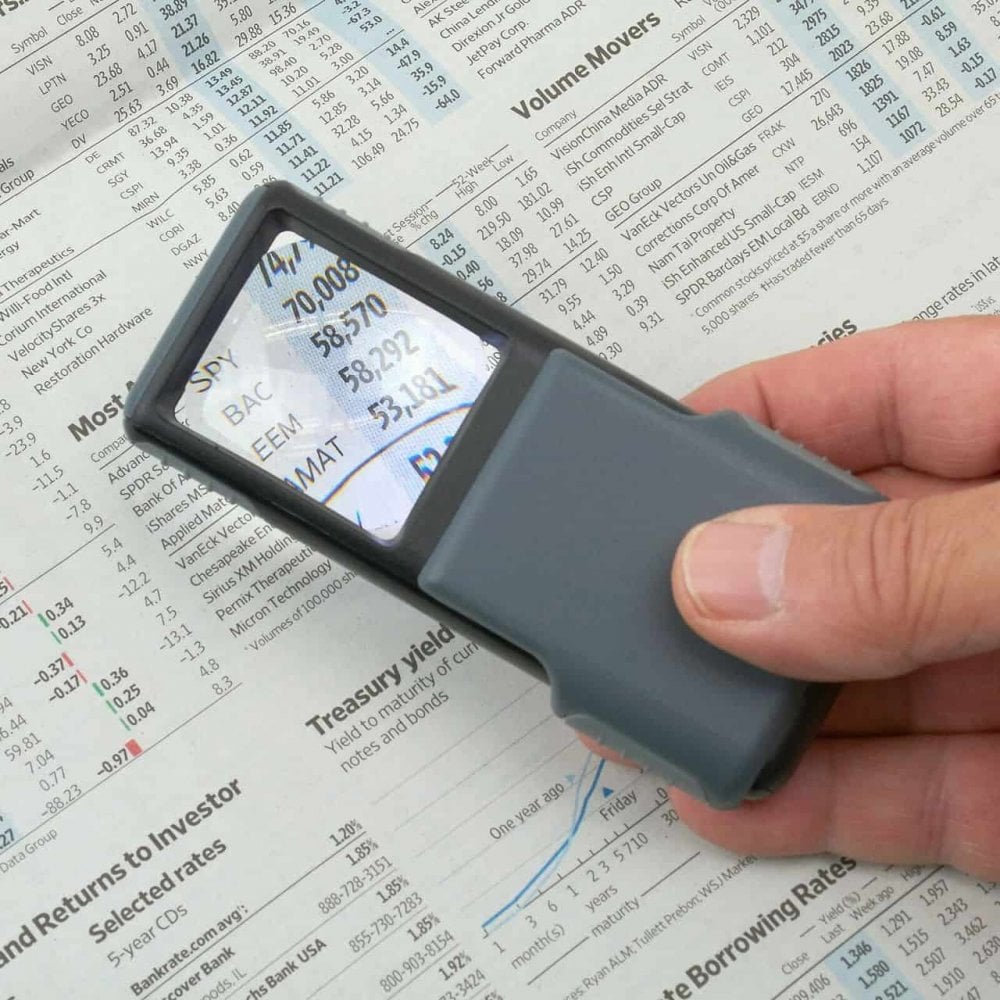 Carson MiniBrite Slide-Out LED 5x Magnifier
