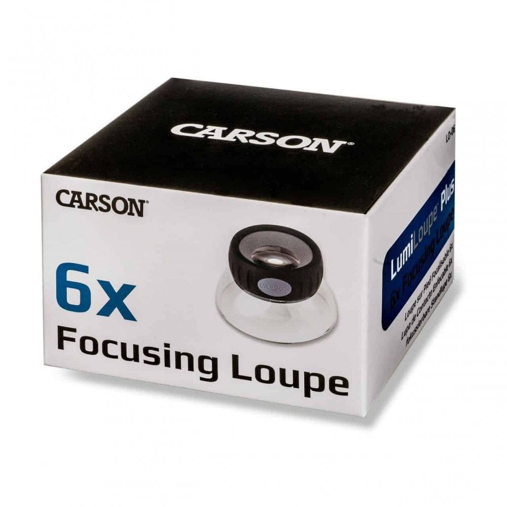 Carson LumiLoupe 6x Focusing Loupe