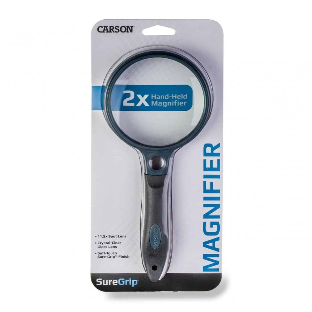 Carson SureGrip Handheld Magnifier