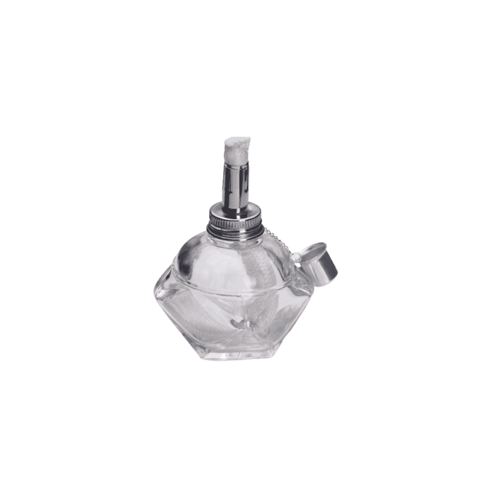 Glass Spirit Alcohol Lamp & Thick Wick