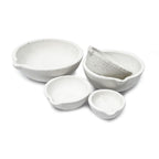 Set of 5 Ceramic Crucible Dishes